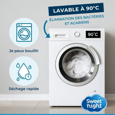 Housse intégrale matelas imperméable - Anti-Punaise de lit et Anti-acariens - Sans traitement chimique - Ep. jusqu'à 30 cm