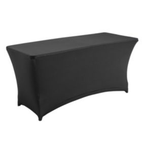 Housse nappe pour table buffet traiteur Noir  Oviala