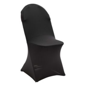 Housse noire de chaise pliante   Oviala