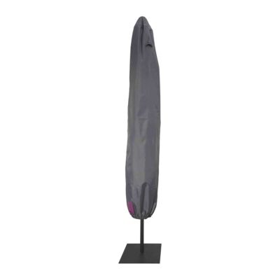 Housse pour parasol droit 210 cm grise  Oviala