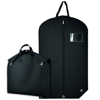 Housse pour vêtements à suspendre, premium pliable avec fenêtre transparente - 60 x 100 cm - Noir - Vivezen