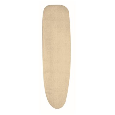 Housse De Table à Repasser MSV 100% Coton Noire 145x61cm - Universelle Avec Cordons Et Rembourrage Polyester