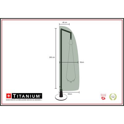 Housse TITANIUM parasol déporté