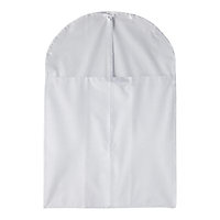 Housse vêtements Pratik blanc l. 60 x H. 90 cm