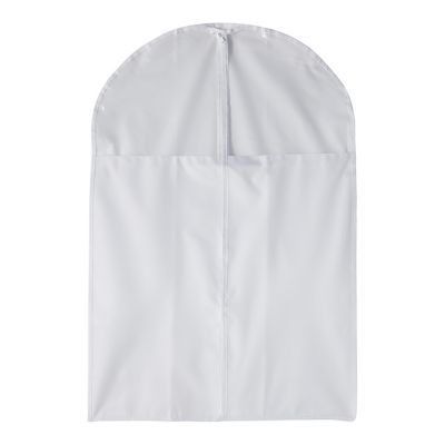 Housse pour vêtement blanche uni H.90 x l.60 cm
