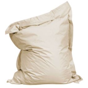 Housse vide de coussin de sol XL ivoire  Oviala