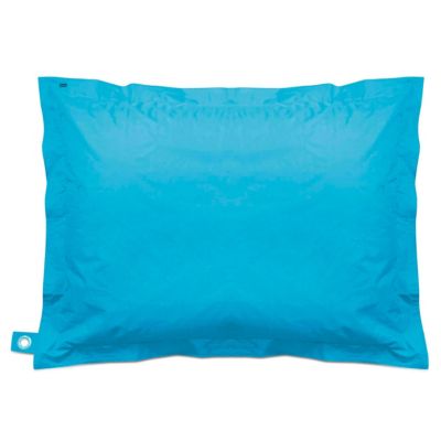 Housse vide de pouf de jardin en polyester azul 140 x 120 cm   Oviala