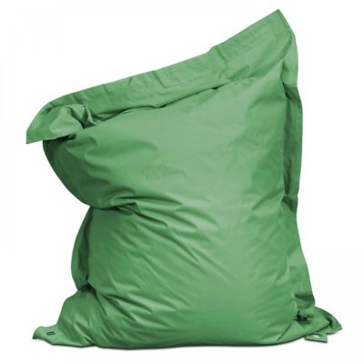 Housse vide de pouf de jardin en polyester vert cactus 140 x 120 cm  Oviala