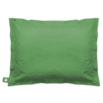 Housse vide de pouf de jardin en polyester vert cactus 140 x 120 cm  Oviala