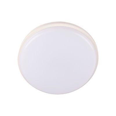 Hublot Almagro LED intégrée blanc neutre IP44 1200lm 20W ⌀35xl.6cm blanc GoodHome