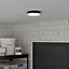 Hublot Almagro LED intégrée blanc neutre IP44 600lm 9W ⌀18xl.5cm noir GoodHome