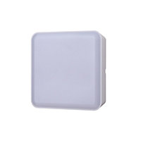 Hublot Moresby LED intégrée blanc neutre IP44 1000lm 16W L.15xl.15cm carré blanc GoodHome