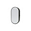 Hublot Moresby LED intégrée blanc neutre IP44 700lm 10W L.10xl.5,5xH.20cm ovale noir GoodHome