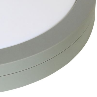 Hublot Tilman LED intégrée blanc neutre IP65 1600lm 23W ⌀39xP.7cm gris GoodHome