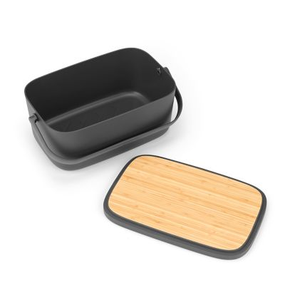 Huche à pain avec un couvercle Brabantia Nic anthracite