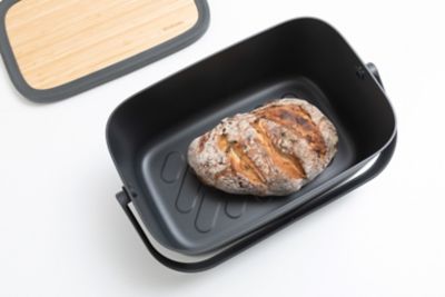 Huche à pain avec un couvercle Brabantia Nic anthracite
