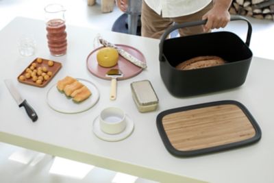 Huche à pain avec un couvercle Brabantia Nic anthracite