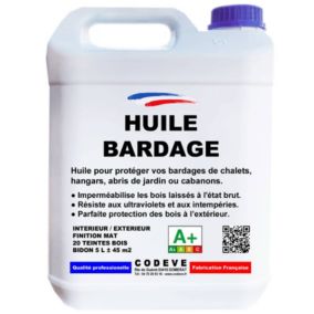 Huile Bardage -  4x5 L   - Codeve Bois - Noyer