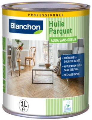 Huile bois intérieur professionnel Aqua Blanchon incolore mat 1L