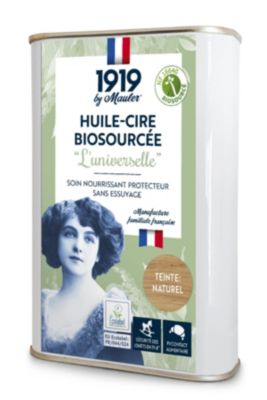 Huile-Cire meuble bois & parquet incolore 0,5L - Biosourcée 1919 BY MAULER