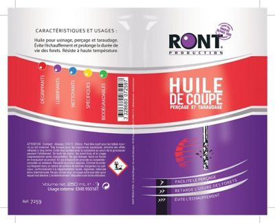 Huile De Coupe En Burette 250ml Rontproduction Castorama