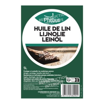 Huile de lin pour protéger Phebus 5L