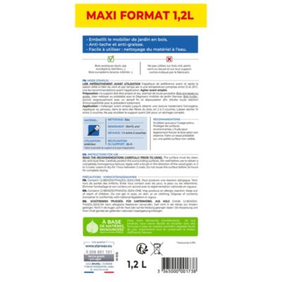 Huile de protection mobilier de jardin Starwax incolore 1L + 20% gratuit