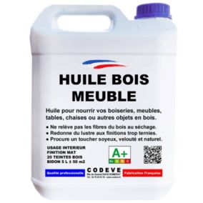Huile Meuble -  5 L   - Codeve Bois - Chêne clair