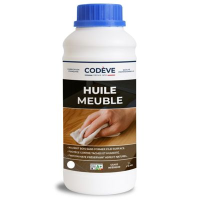 Huile Meuble Bois - 1 L   - Codeve Bois - Merisier