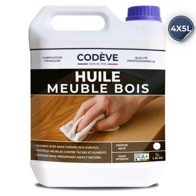 Huile Meuble Bois - 20 L   - Codeve Bois - Chêne