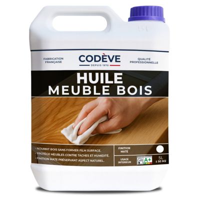 Huile Meuble Bois - 5 L   - Codeve Bois - Pin orégon
