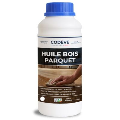 Huile Parquet - 1 L   - Codeve Bois - Chêne moyen