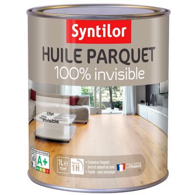Huile parquet Syntilor 100% invisible mat 1L