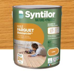 Huile Parquet Syntilor biosourcée Nature Protect chêne 2,5L