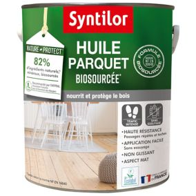 Huile Parquet Syntilor biosourcée Nature Protect naturel 5L