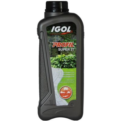 Huile pour moteur 2 temps IGOL spéciale motoculture - 1 litre GT Garden