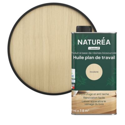 Huile pour plan de travail Naturéa incolore 500ml