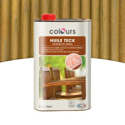 Huile pour teck Colours Incolore 1L