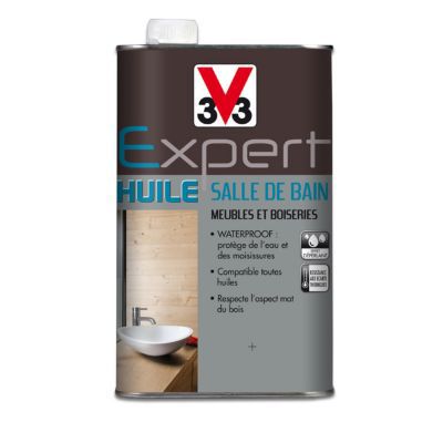 Huile Salle De Bain V33 Expert Incolore Mat 0 5l Castorama