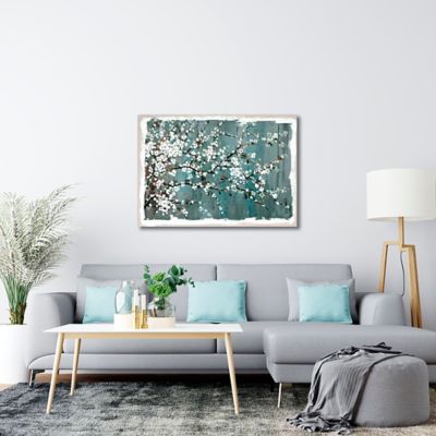 Huile sur toile Fleurs 100 x 70 cm