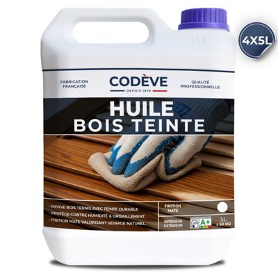 Huile Teintee Bois - 20 L   - Codeve Bois - Chêne clair