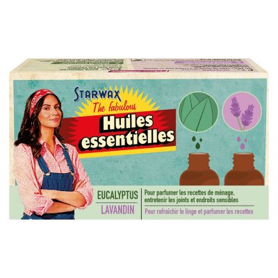 Huiles essentielles lavande et arbre à thé Fabulous 2x10 ml