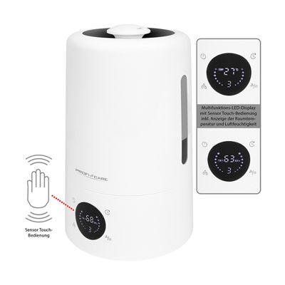 Humidificateur d'air Proficare PC-LB 3077 Blanc