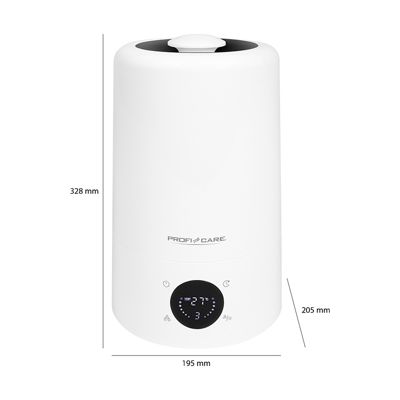 Humidificateur d'air Proficare PC-LB 3077 Blanc