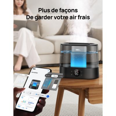 Humidificateur DREO 420S 4L silencieux avec autonomie 30H