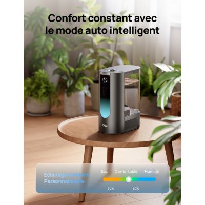 Humidificateur DREO 813S 6L chaud et froid silencieux autonomie 45H