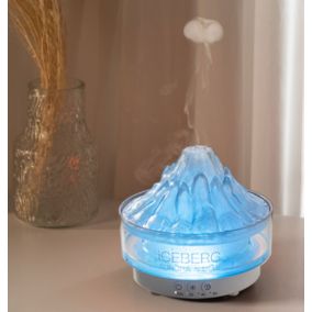 Humidificateur USB - Simulation flamme colorée, Aromathérapie - Purification air, Humidification - Pour chambre et ménage