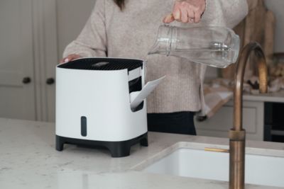 Humidificateur évaporatif Meaco Armin 300 ml air pur silencieux efficace avec technologie Silvertex et modes intelligents