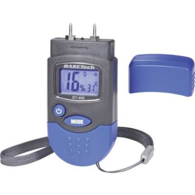 Humidimètre pour matériaux Basetech BT-400 - mesure invasive pour bois et matériaux de construction