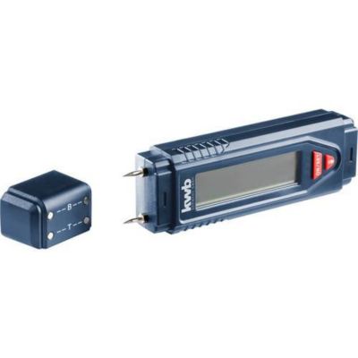 Humidimètre universel kwb 12100 pour bois et matériaux de construction, écran LCD et LED intégrée.